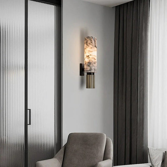 Vero Essence Wall Lamp – Organic Design with Natural Marble