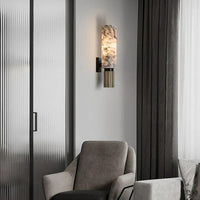 Vero Essence Wall Lamp – Organic Design with Natural Marble
