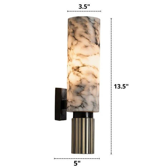 Vero Essence Wall Lamp – Organic Design with Natural Marble