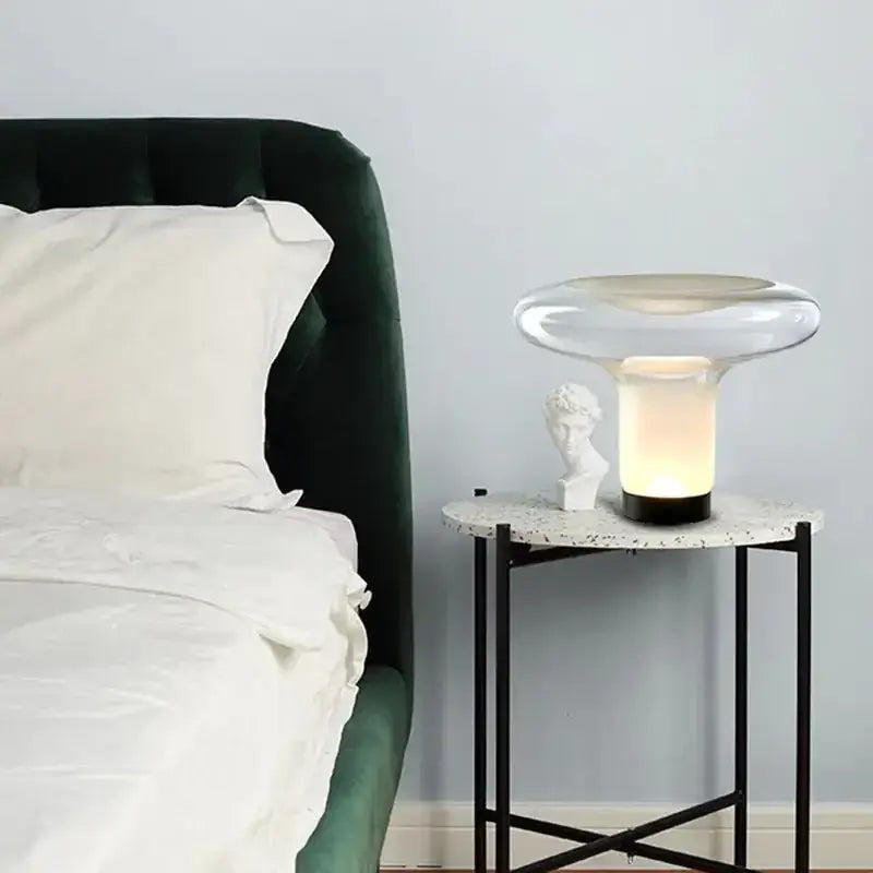 Vetra Table Lamp – Elegant Glass Form