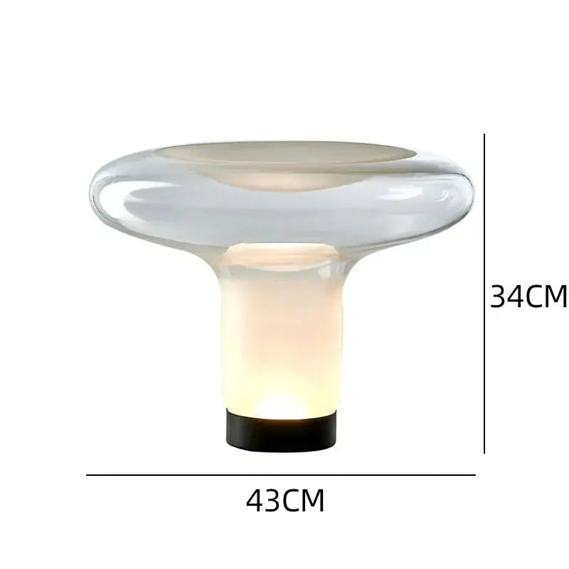 Vetra Table Lamp – Elegant Glass Form