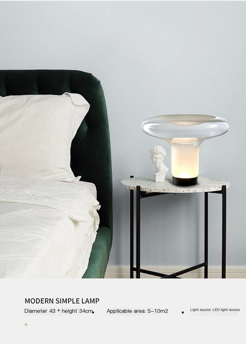 Vetra Table Lamp – Elegant Glass Form