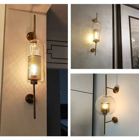 Vinta Crystal Wall Sconce - goldenlumen