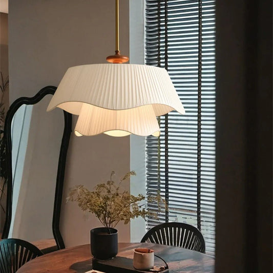 Whisper Pendant Lamp – Flowing Sculptural Fabric
