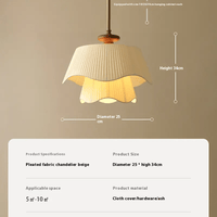 Whisper Pendant Lamp – Flowing Sculptural Fabric