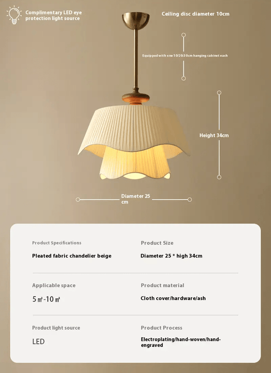 Whisper Pendant Lamp – Flowing Sculptural Fabric