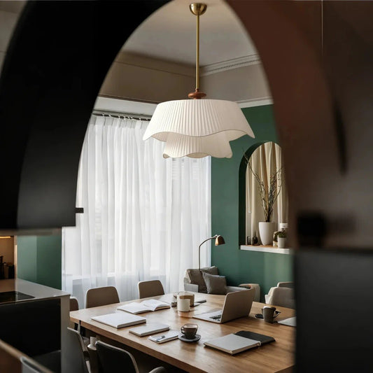 Whisper Pendant Lamp – Flowing Sculptural Fabric