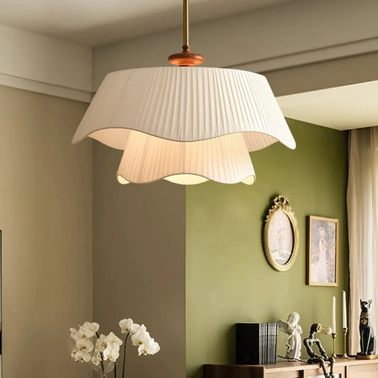 Whisper Pendant Lamp – Flowing Sculptural Fabric