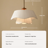 Whisper Pendant Lamp – Flowing Sculptural Fabric
