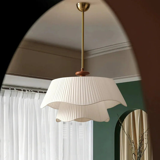 Whisper Pendant Lamp – Flowing Sculptural Fabric