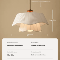 Whisper Pendant Lamp – Flowing Sculptural Fabric