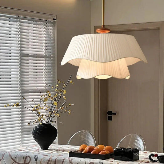 Whisper Pendant Lamp – Flowing Sculptural Fabric