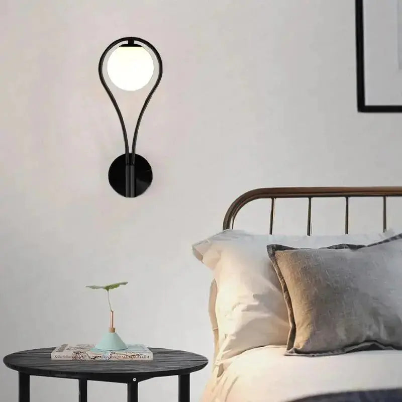 Brass Sphere Sconce - goldenlumen