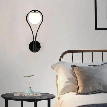 Brass Sphere Sconce - goldenlumen
